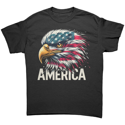 American Eagle US Flag Unisex T Shirt