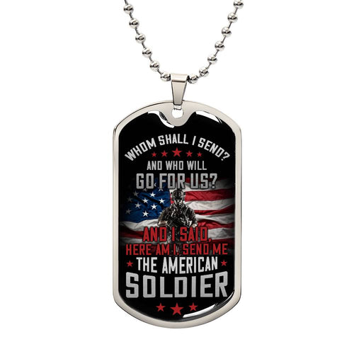 The American Soldier Dog Tag