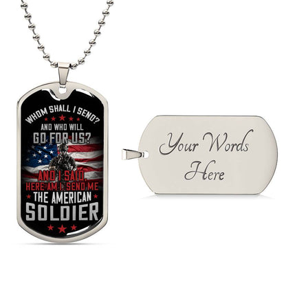 The American Soldier Dog Tag