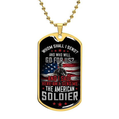 The American Soldier Dog Tag