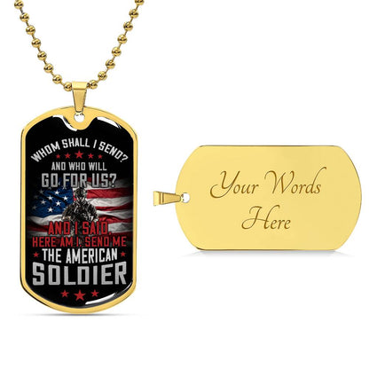 The American Soldier Dog Tag