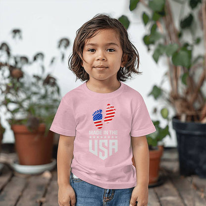 Born In The USA Toddler Jersey T Shirt