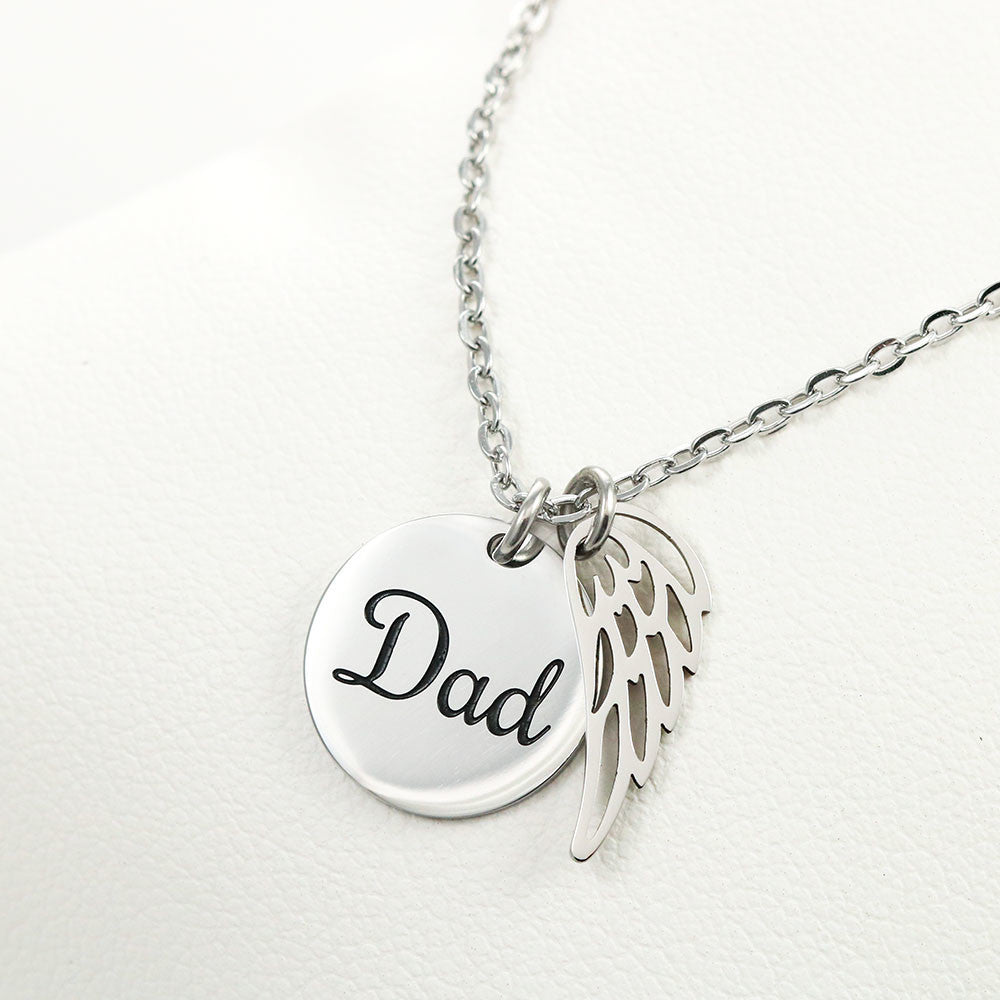 To My Veteran Dad - Memorial Necklace